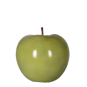 Large Green Apple Over Sized Statue