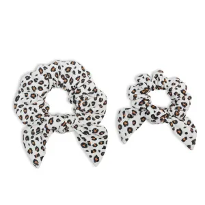 Lulujo Leopard Mommy   Me Scrunchies