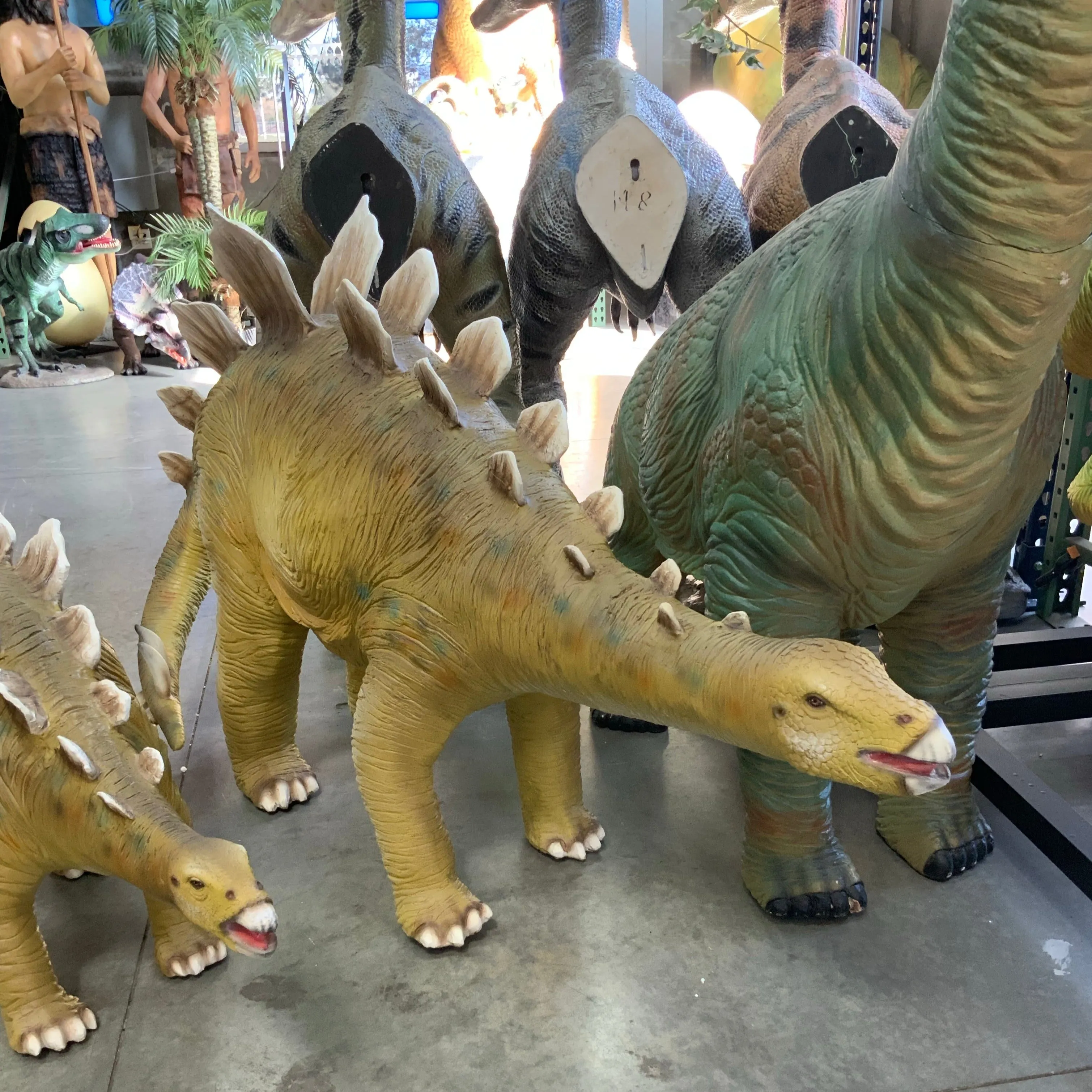 Medium Stegosaurus Dinosaur Statue