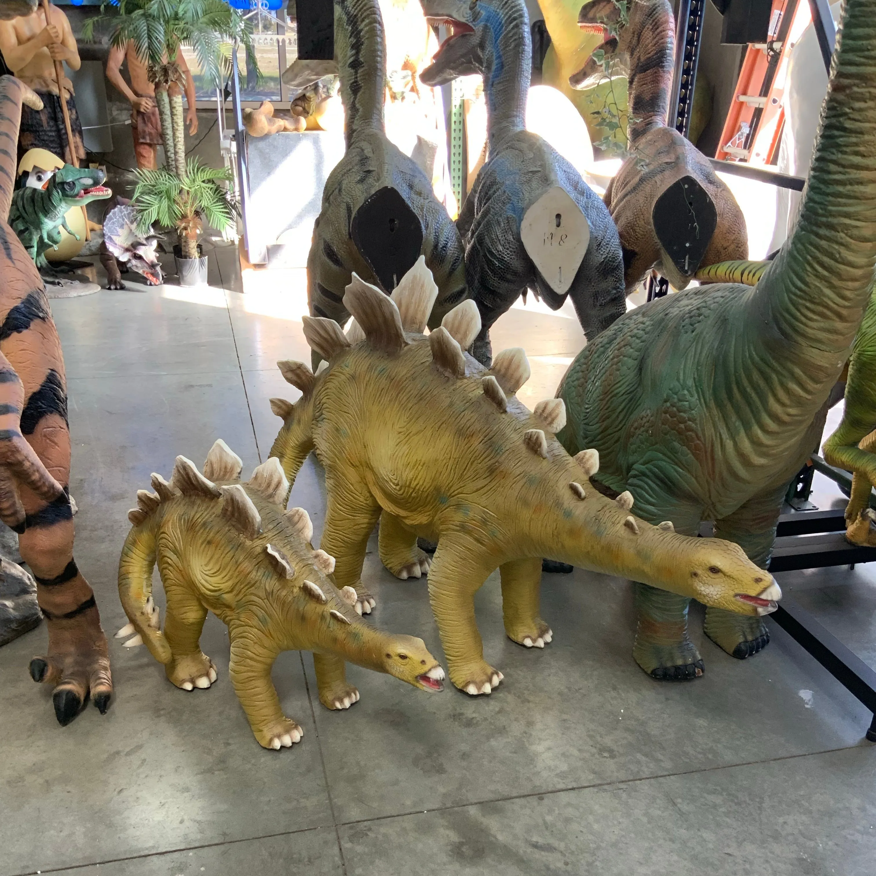 Medium Stegosaurus Dinosaur Statue