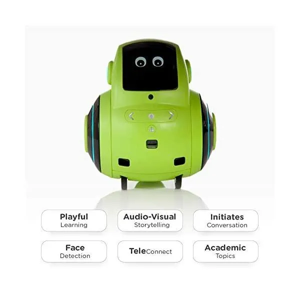 Miko My Companion Emotix Miko 2, Advanced Personal Robot for Kids, Goblin Green