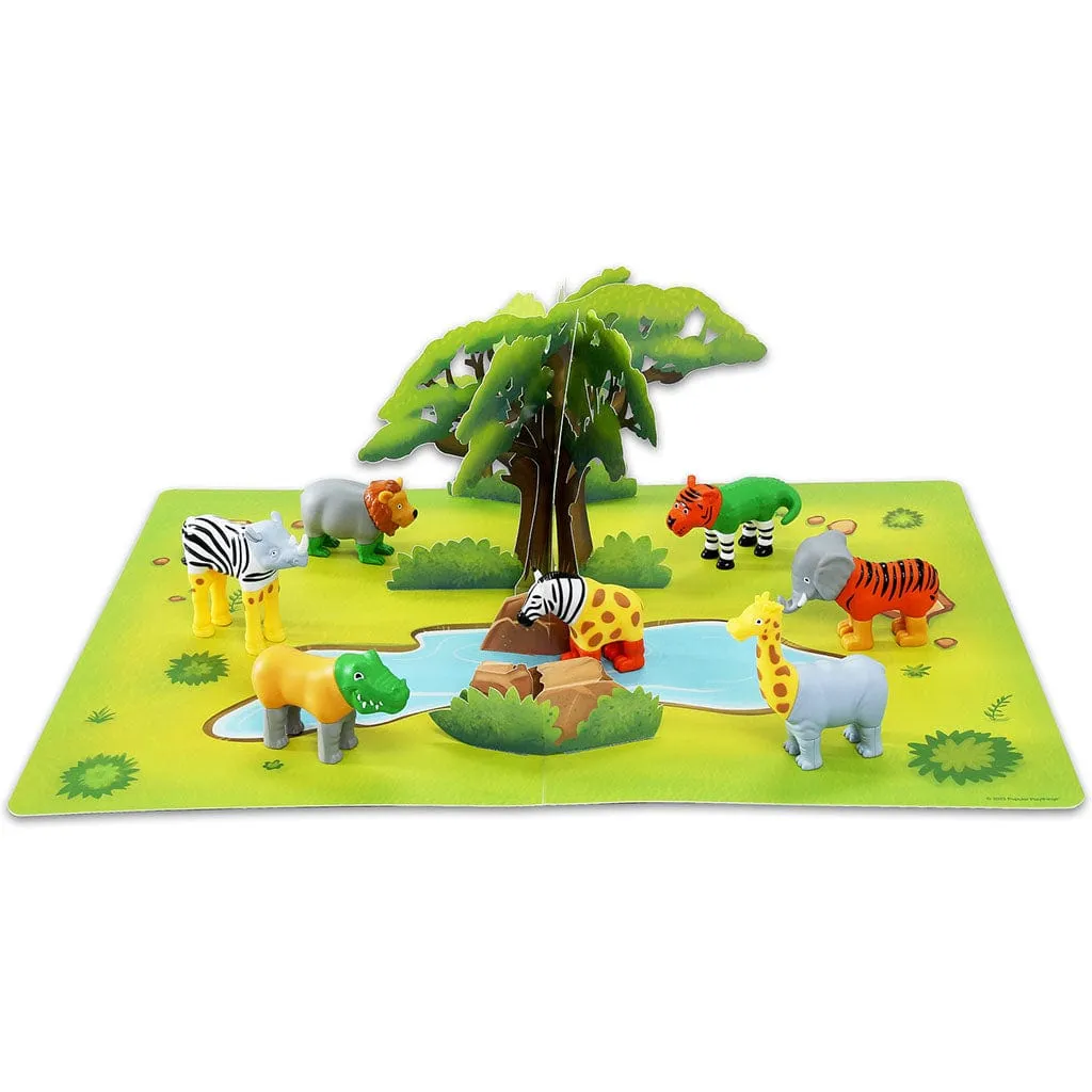 Mini Magnetic Mix or Match Jungle Animals