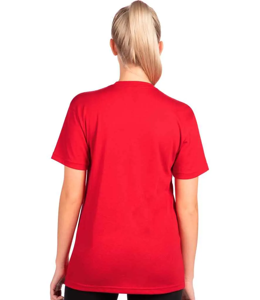 Next Level Apparel Tri-Blend Crew Neck T-Shirt | Vintage Red