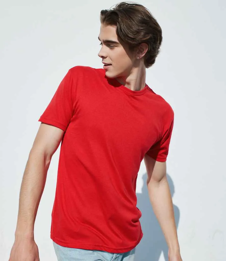 Next Level Apparel Tri-Blend Crew Neck T-Shirt | Vintage Red