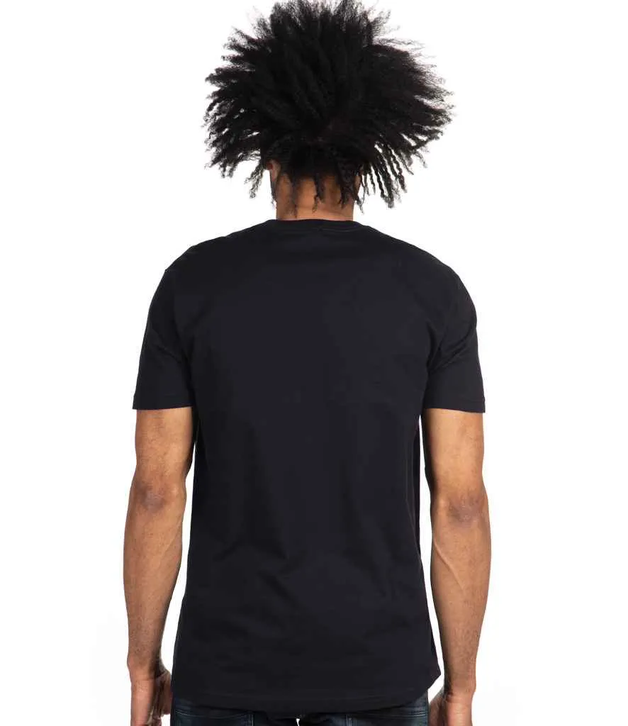 Next Level Apparel Unisex Cotton Crew Neck T-Shirt | Black