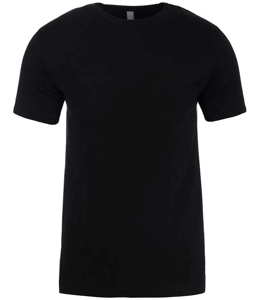 Next Level Apparel Unisex Cotton Crew Neck T-Shirt | Black