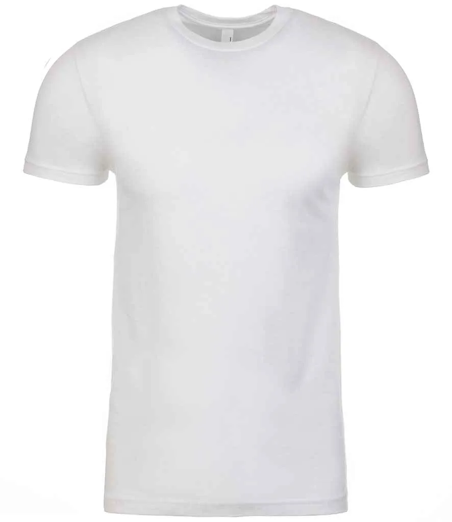 Next Level Apparel Unisex Cotton Crew Neck T-Shirt | White