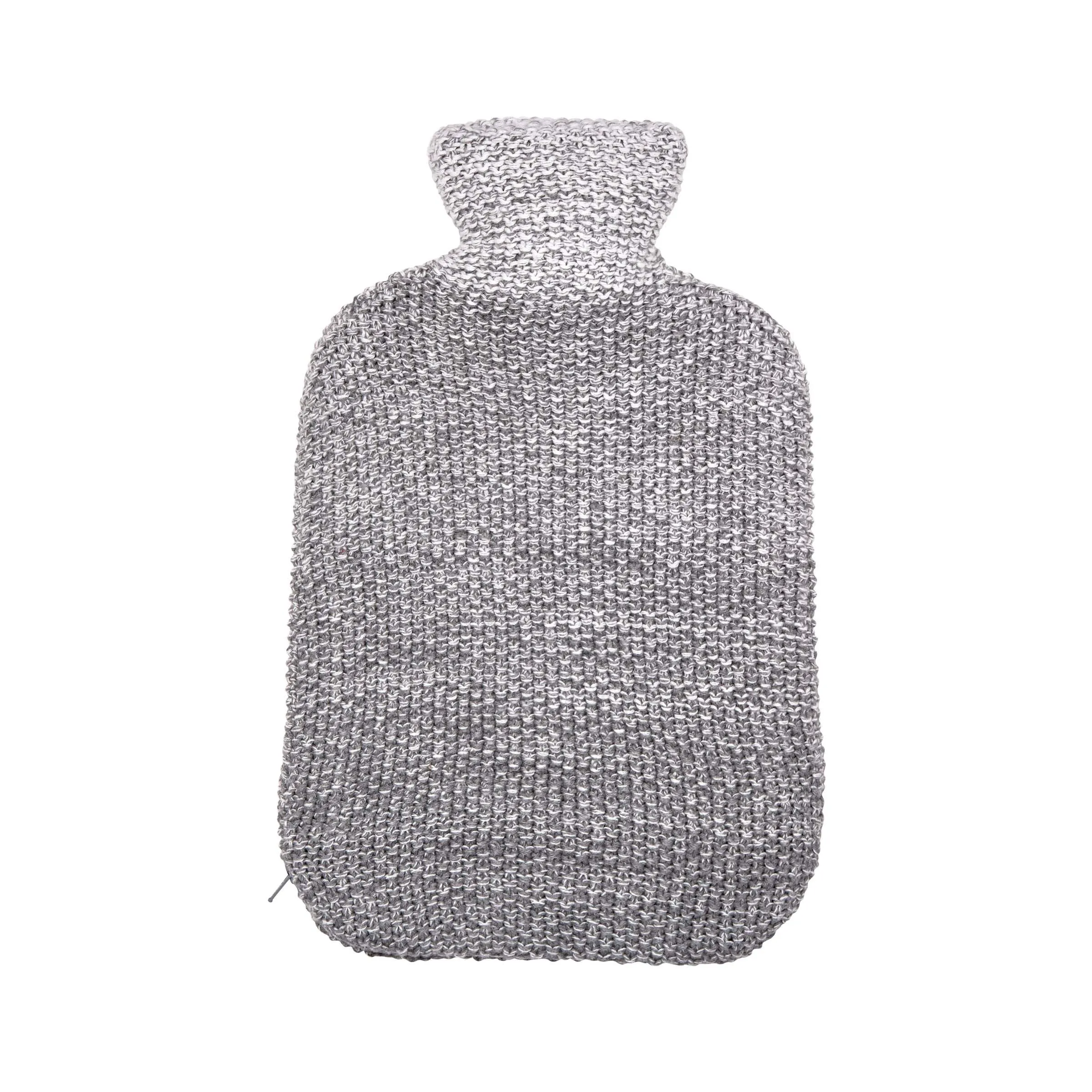 Ombre Knit Hot Water Bottle & Cover, Cloud Grey