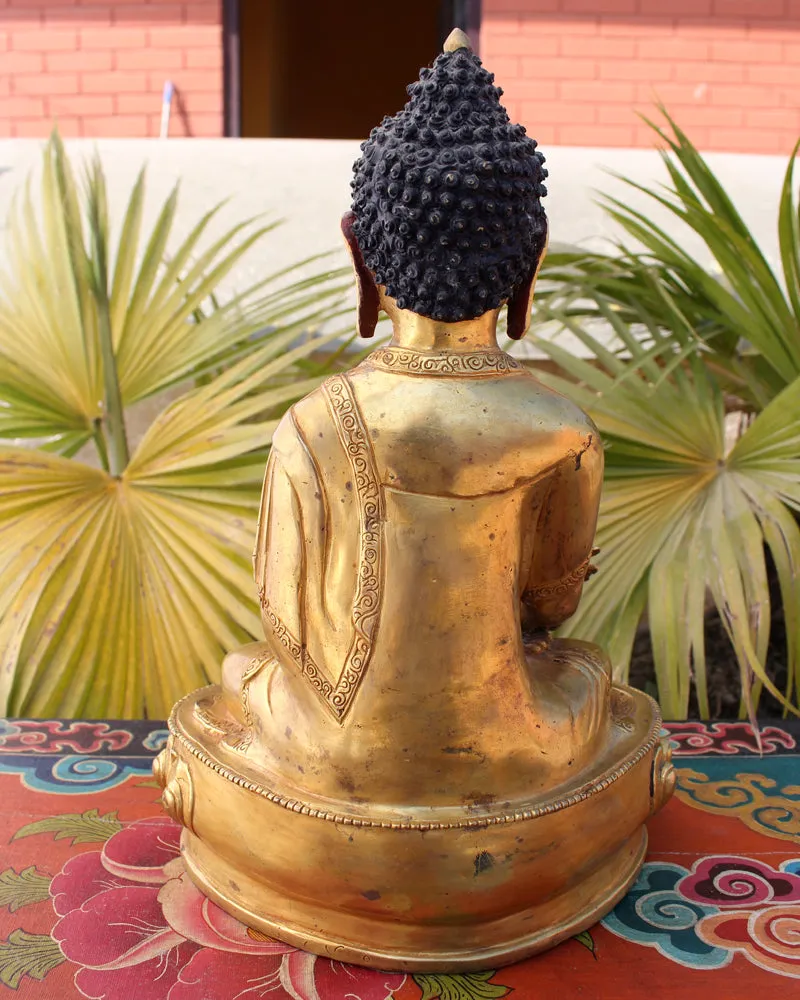 One of a Kind 13 Inch Healing Buddha Statue BST307