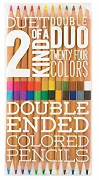 Ooly Two-of-a-Kind Double Ended Color Pencils - Set of 12/24