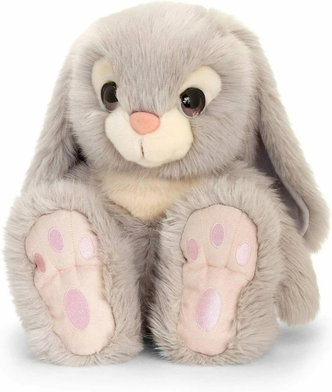 Patch Foot Cuddle Bunny 35cm Sitting / 50cm Tall-Keel Toys