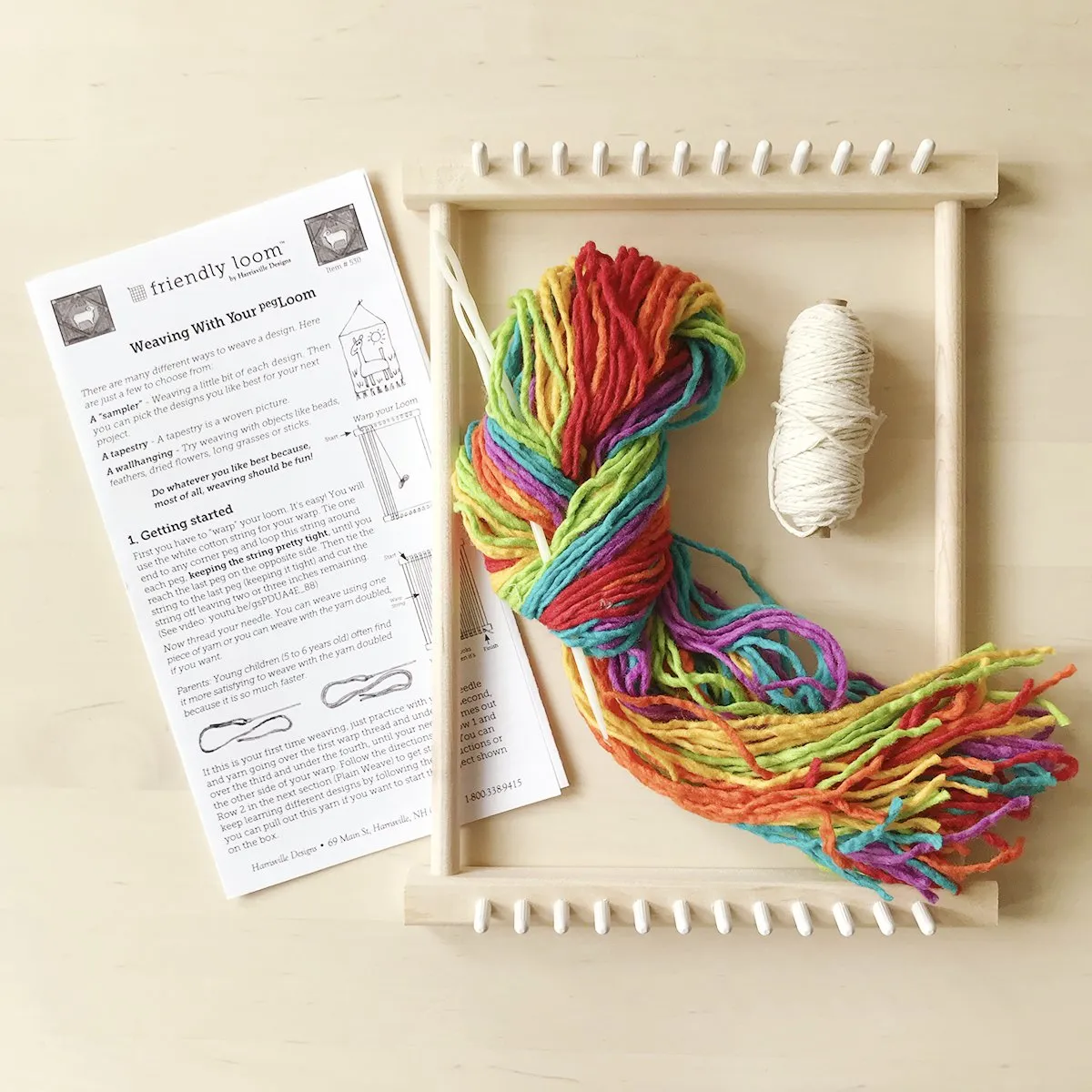 Peg Loom Weaving Kit