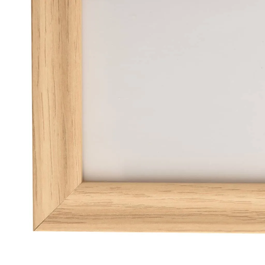 Photo Frames Collage 5 pcs for Wall or Table Light Oak 70x90 cm