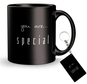 PRAMONITA Valentine Gifts for Your Love, Boyfriend, Girlfriend, Husband, Wife, Friends & Special Moments Birthday Gifts, Anniversery Gifts, You are Special (White Black, Ceramic Coffe Mug