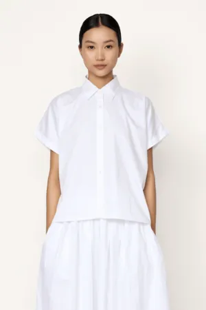 Relaxed Short Sleeve Shirt - White