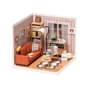 Robotime Rolife DIY Mini Model Kit - Cozy Living Lounge