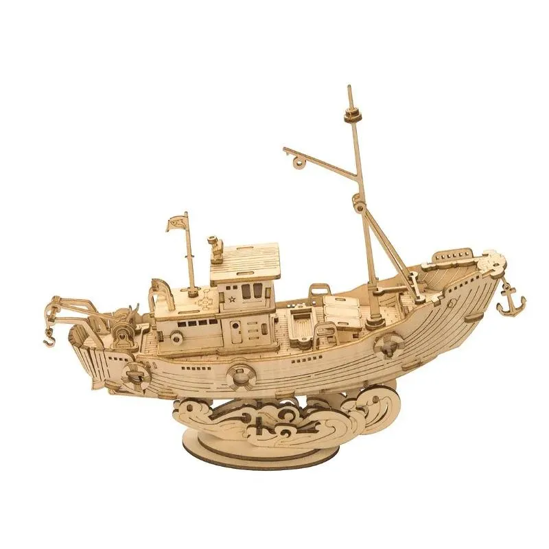 Robotime Rolife DIY Mini Model Kit - Fishing Ship