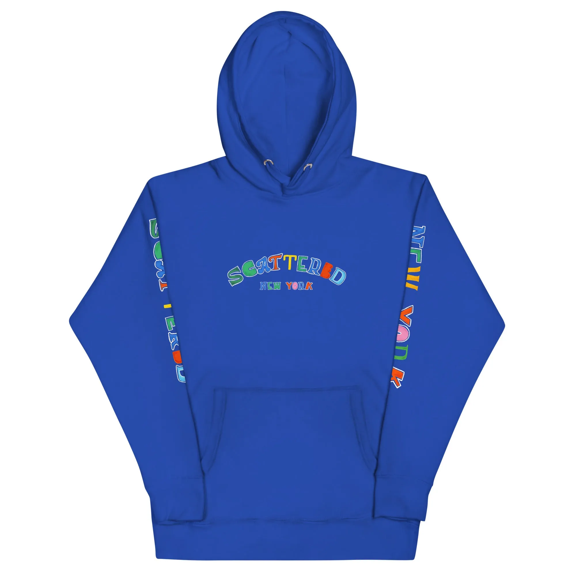 Scattered Van Cleef Style Logo Printed Classic Hoodie