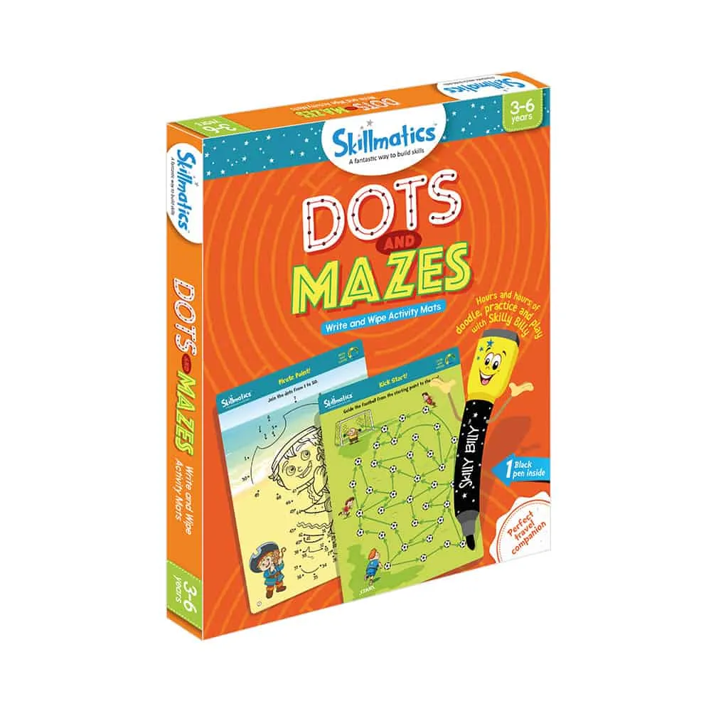 Skillmatics Dots and Mazes Educational Activity Games for Kids (3-6)