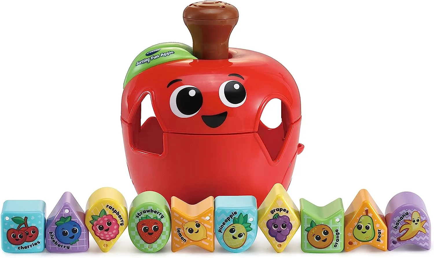 Sorting Fun Apple, Shape Sorter, Educational Learning Toy