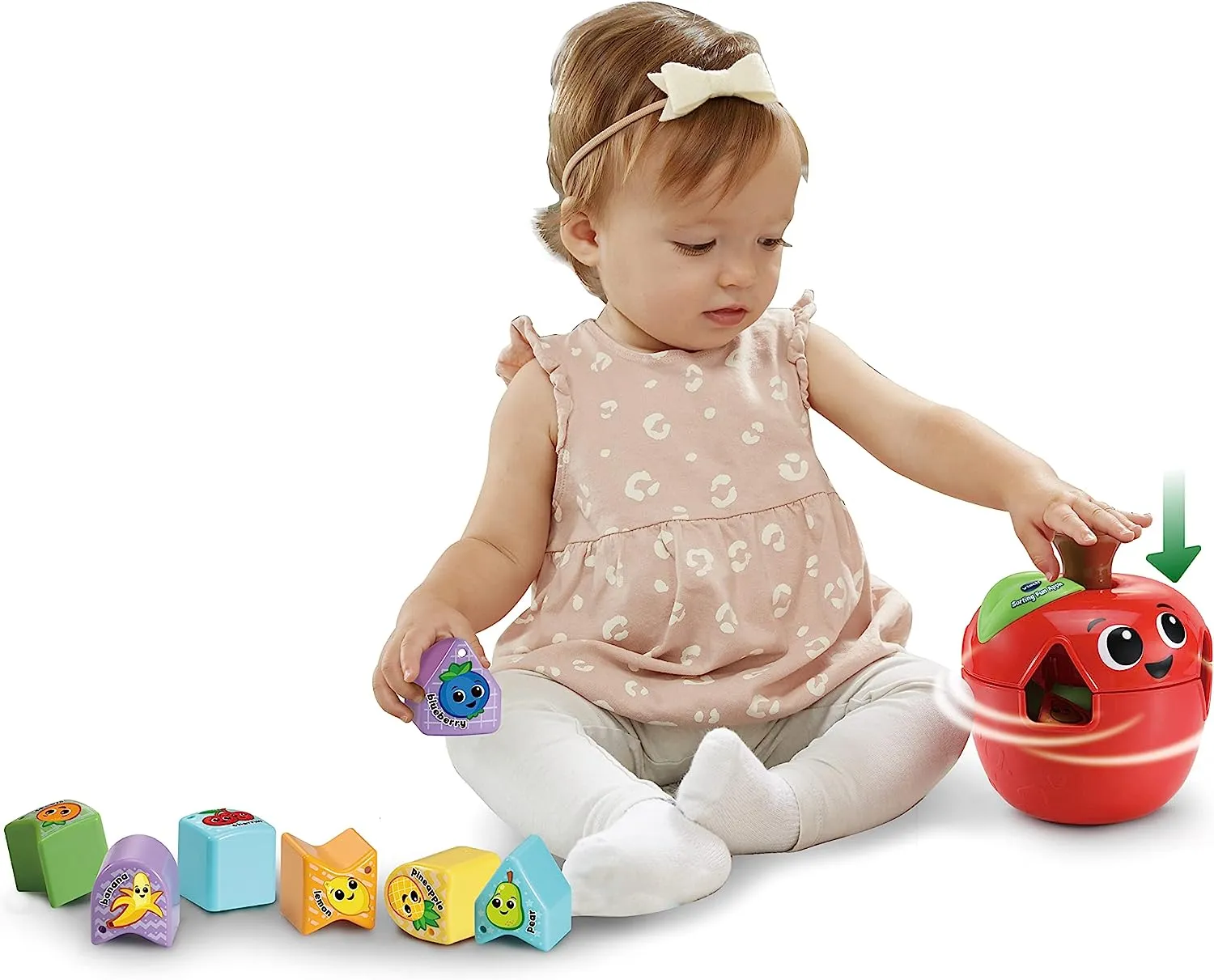 Sorting Fun Apple, Shape Sorter, Educational Learning Toy