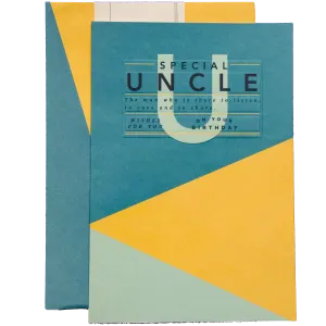 Special Uncle Birthday Greeting Card