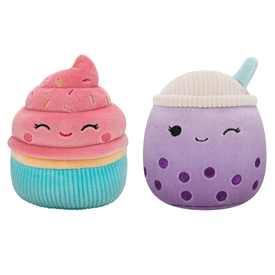 Squishmallows Squeaky Plush Dog Toys Poplina & Diedre