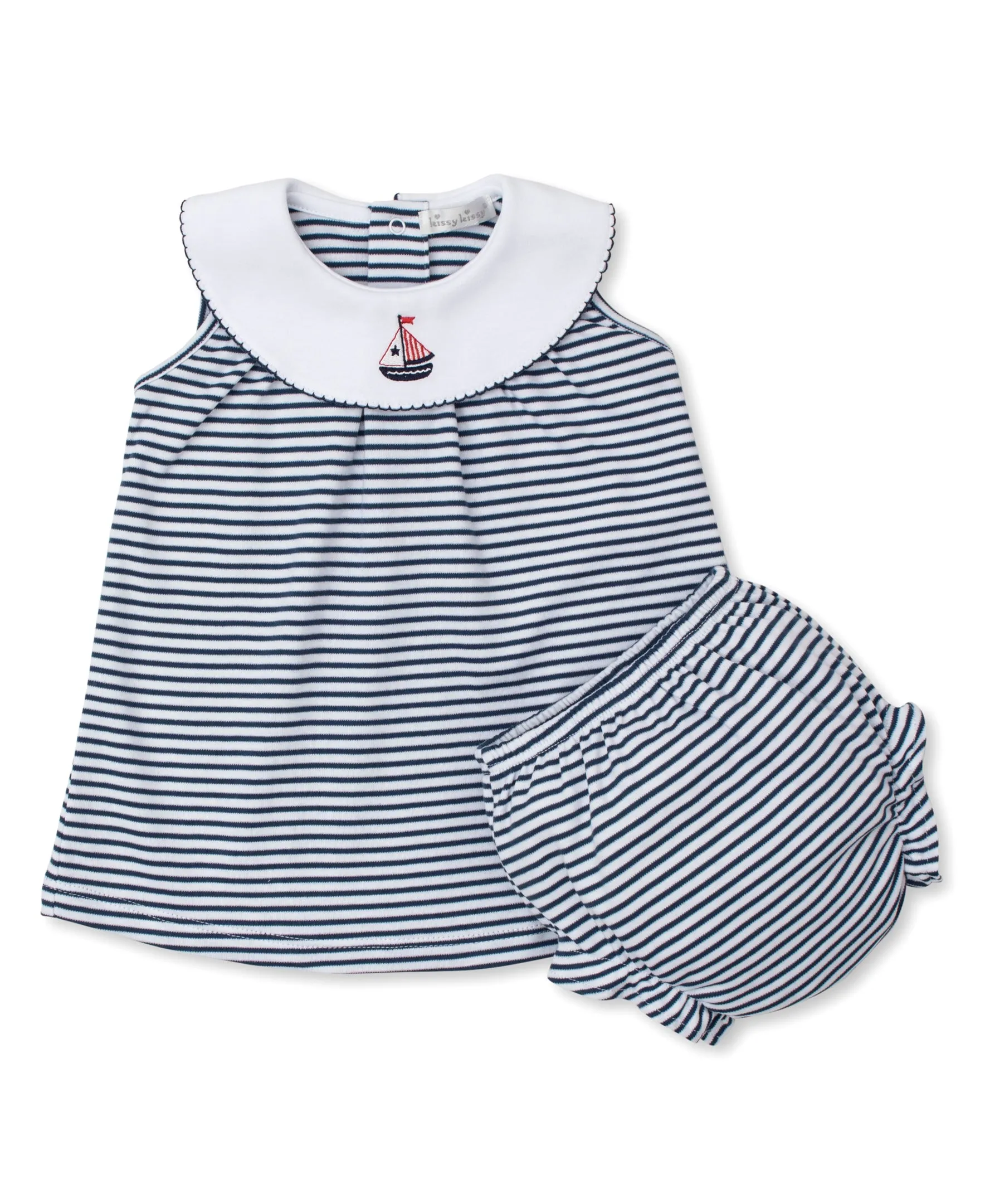 Summer Regatta Stripe Dress Set