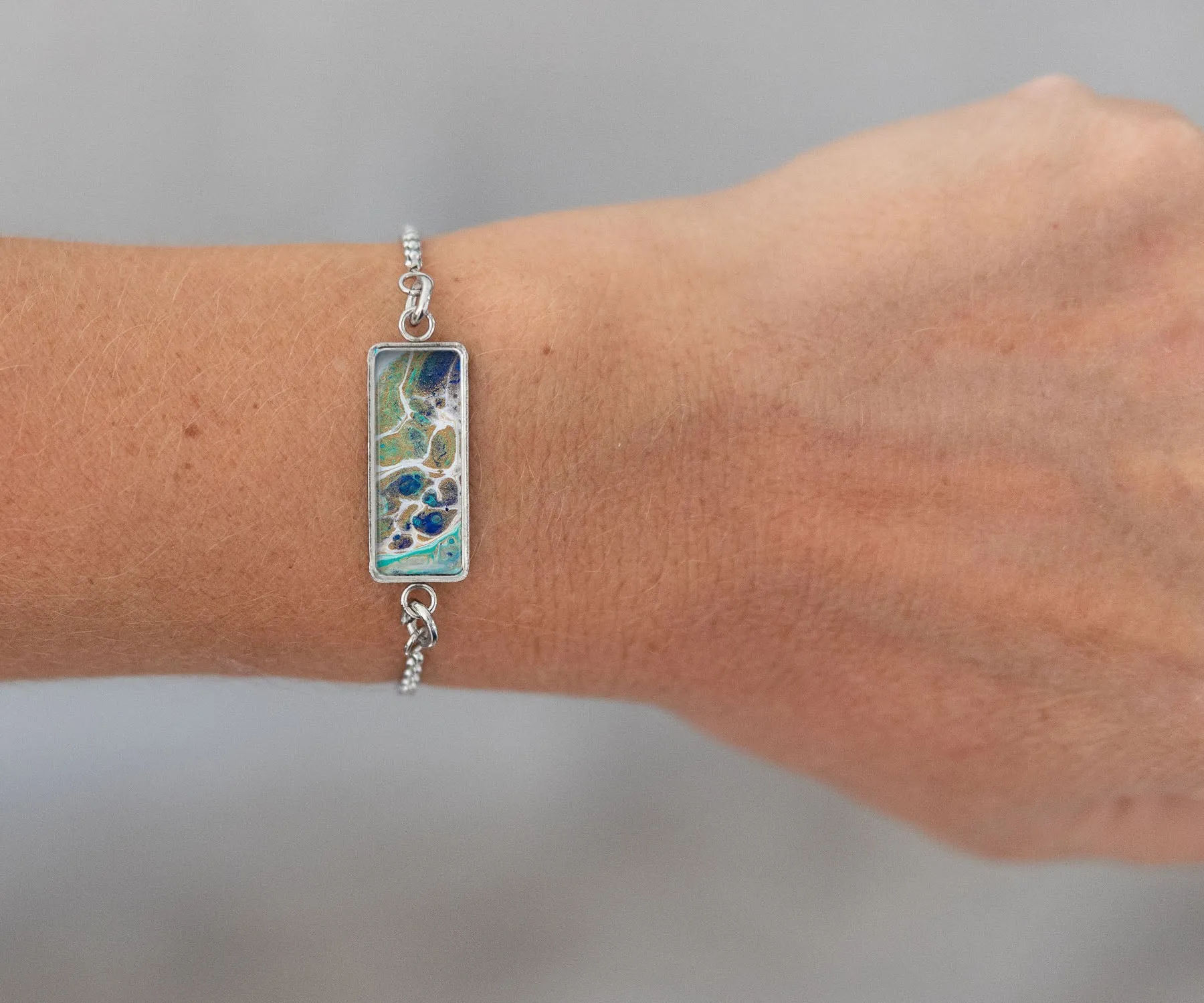 Tidal Treasures Pendant Bracelet | Handmade Beach Jewelry