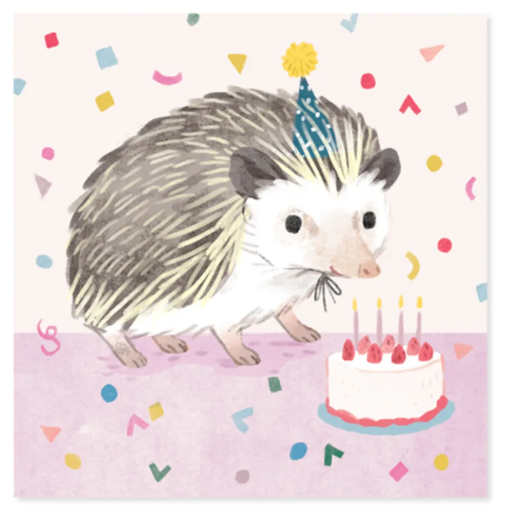 Up With Paper 3D Pop-Up Greeting Card – Hedgehog