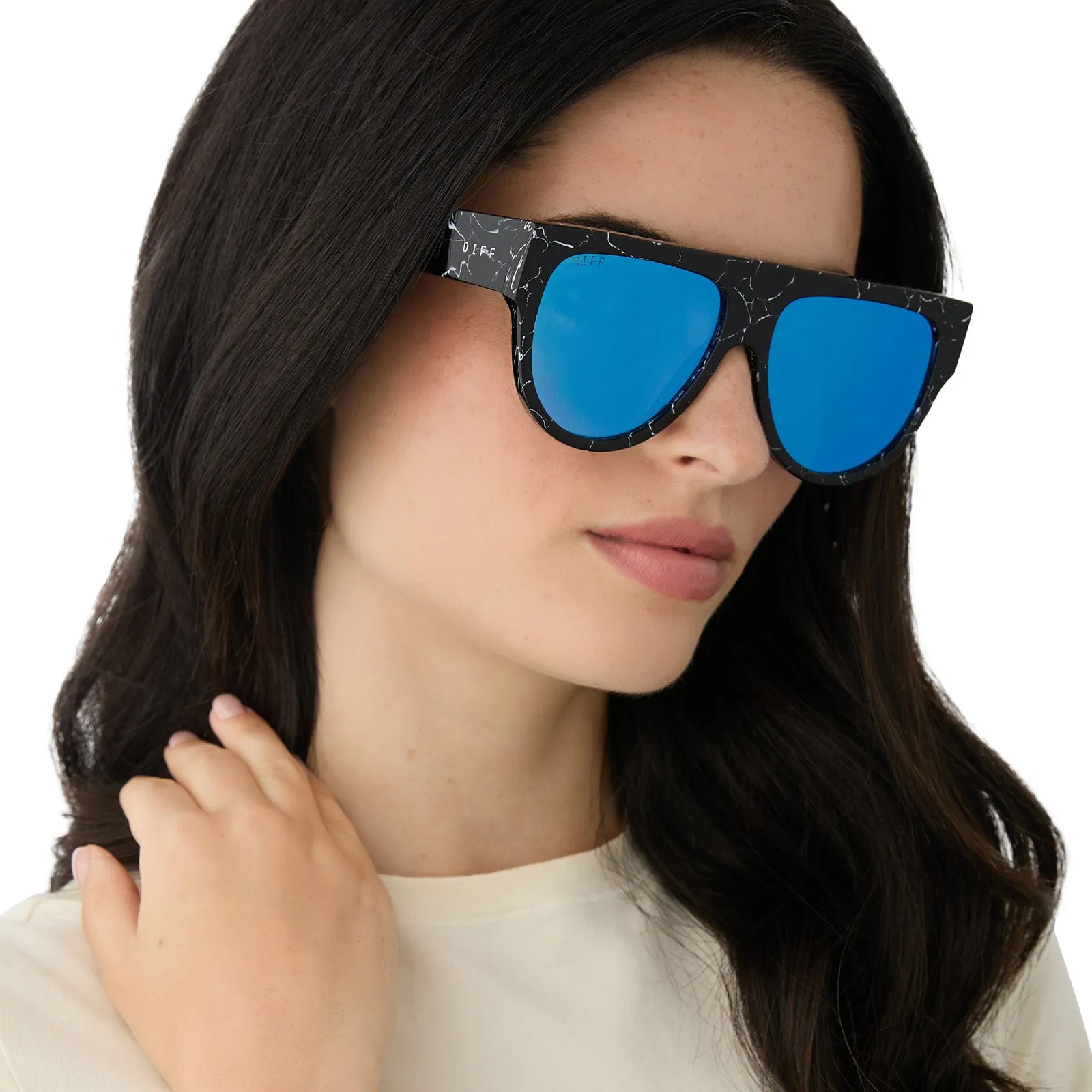 VOLDEMORT™️ - BLACK LIGHTNING   BLUE FLASH SUNGLASSES