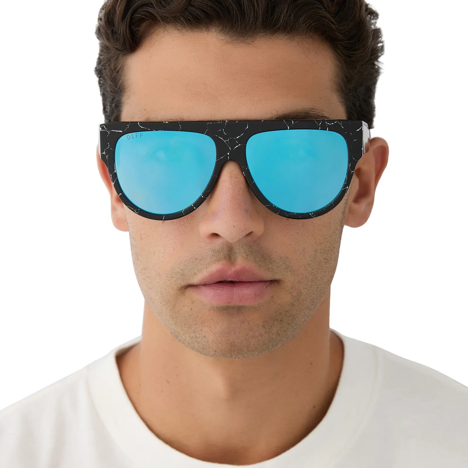 VOLDEMORT™️ - BLACK LIGHTNING   BLUE FLASH SUNGLASSES