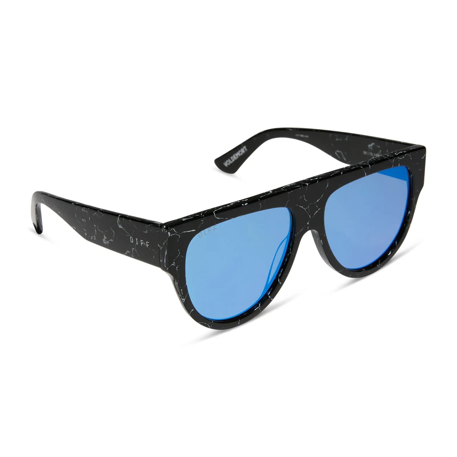 VOLDEMORT™️ - BLACK LIGHTNING   BLUE FLASH SUNGLASSES