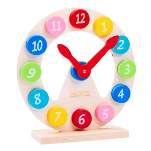 Wooden Teaching Clock - Learning Clock for Kids